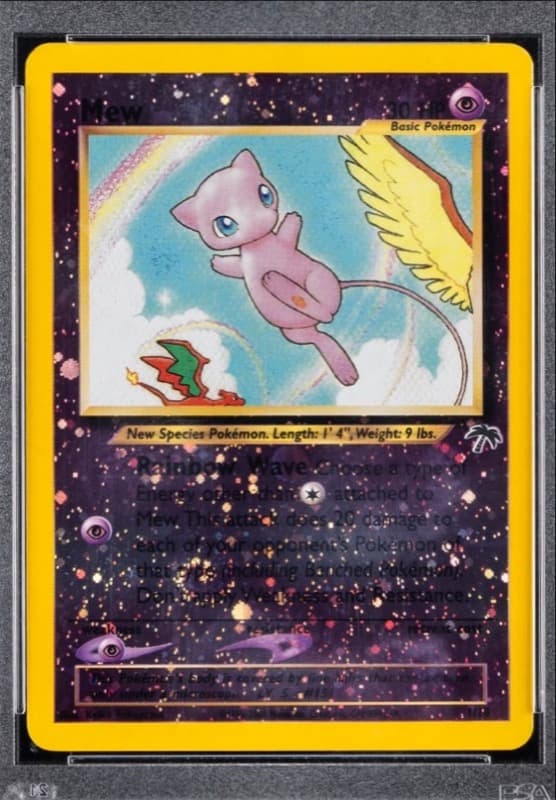 Southern Islands Mew holo, PSA 9